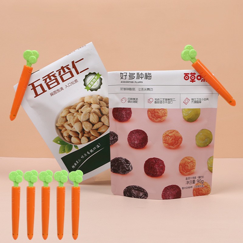 Klip Wortel Dan Kaktus Penjepit Makanan Klip Snack Food Sealing Clip