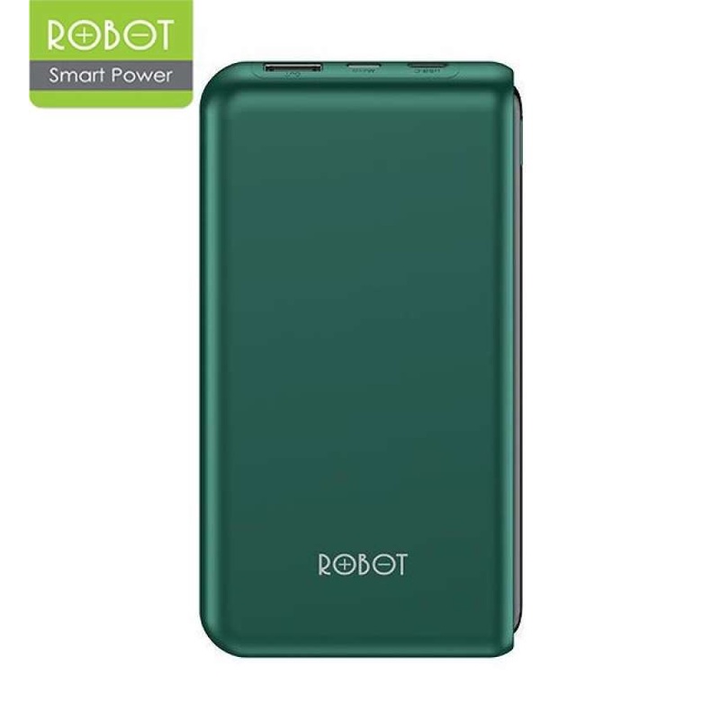 POWERBANK ROBOT ORIGINAL 100% RT180 10.000 mAh / Dual Input Type C Dan Micro