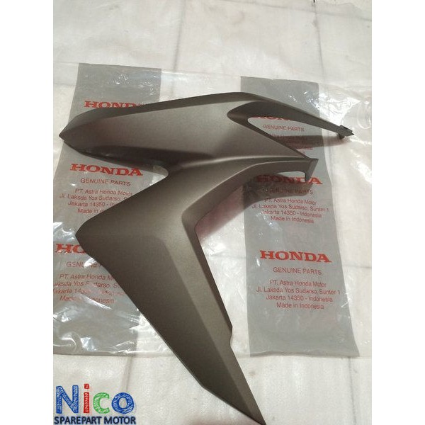 Cover R front Sayap Vario coklat doff  brown matte new vario 150 2018 2019 original