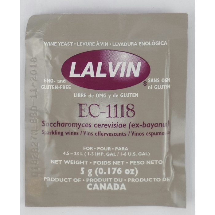 

MINUM-SIAP-DRINK-TO-READY- LALVIN EC-1118 WINE YEAST 5G -READY-TO-DRINK-SIAP-MINUM.