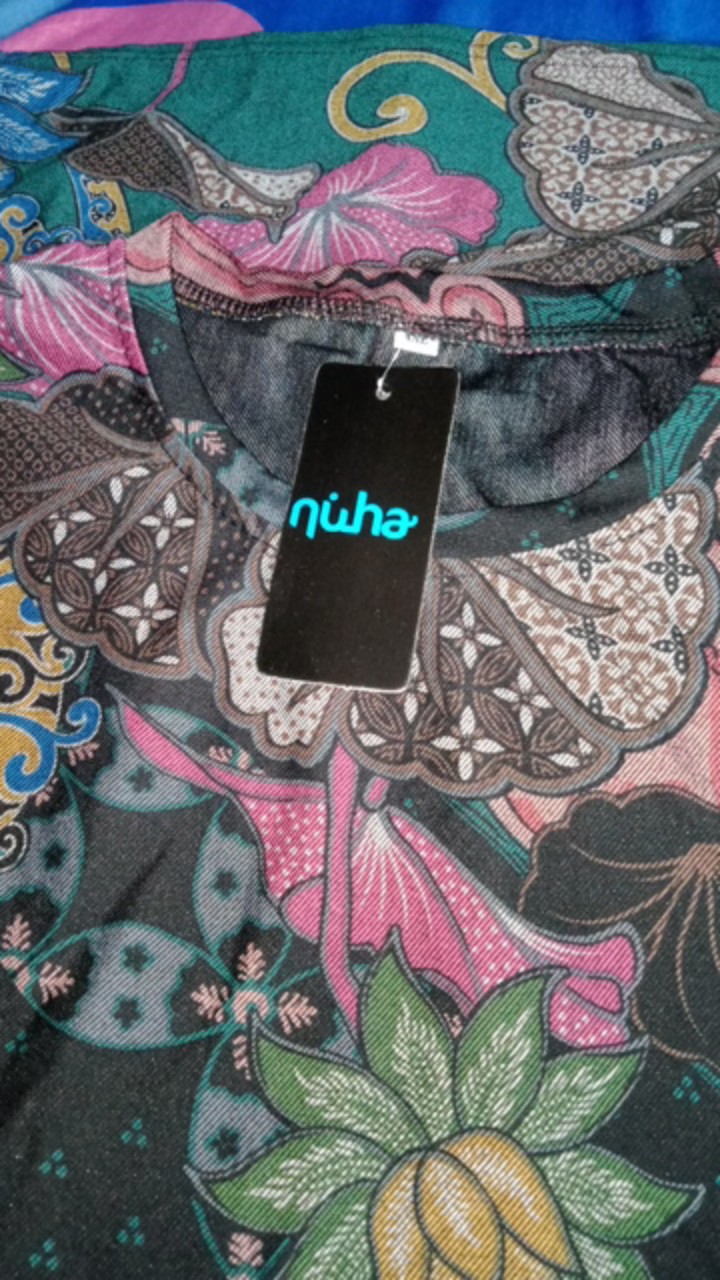 Baju Gamis Ld 120 130 Motif Batik Raqila Arista Gamis Ibu