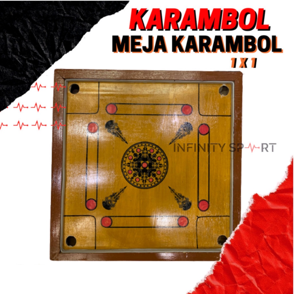 Meja Karambol (1 X 1) / (100 CM X 100 CM)