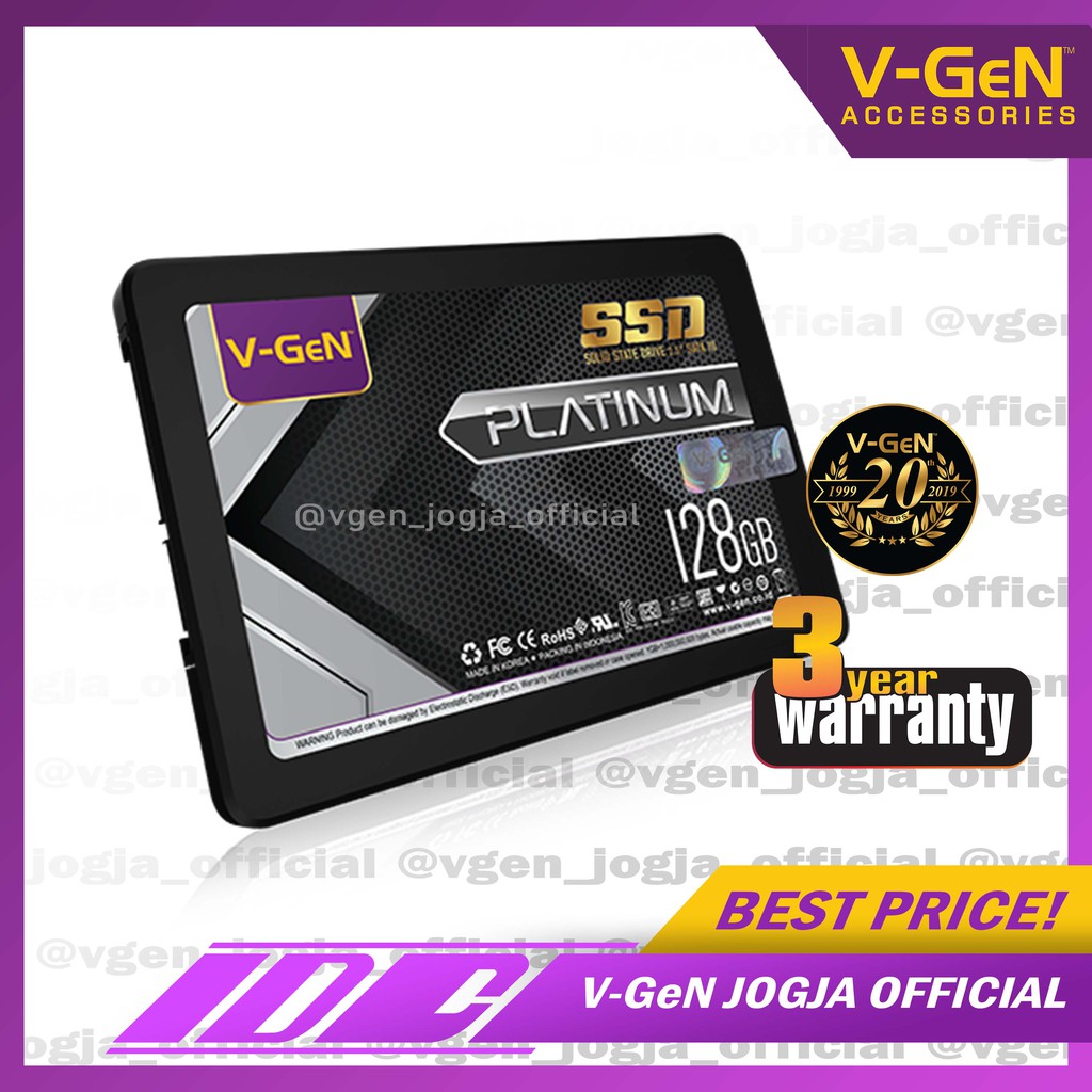 SSD 128GB, 256GB, 512GB V-GeN SATA III