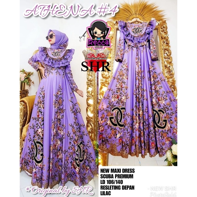 ATHENA 4 MAXY DRESS FASHION MUSLIM ORI SHR