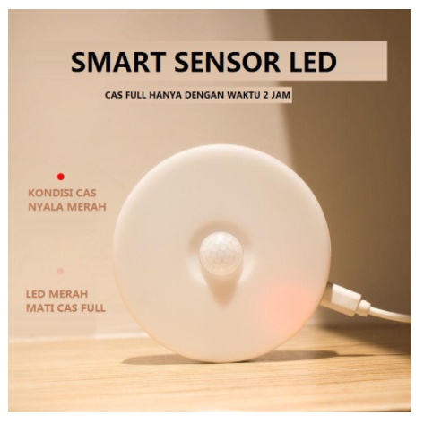 LAMPU LED CHARGER SENSOR GERAK