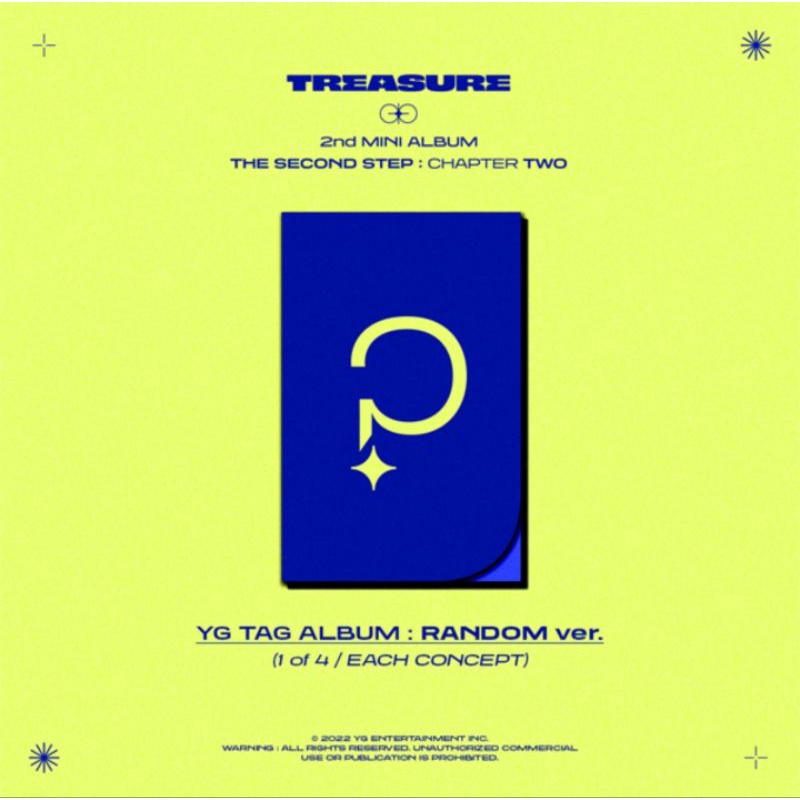 [DP PO] TREASURE - 2nd MINI ALBUM [THE SECOND STEP : CHAPTER TWO] YG TAG ALBUM (Random Ver.) (Ktown4