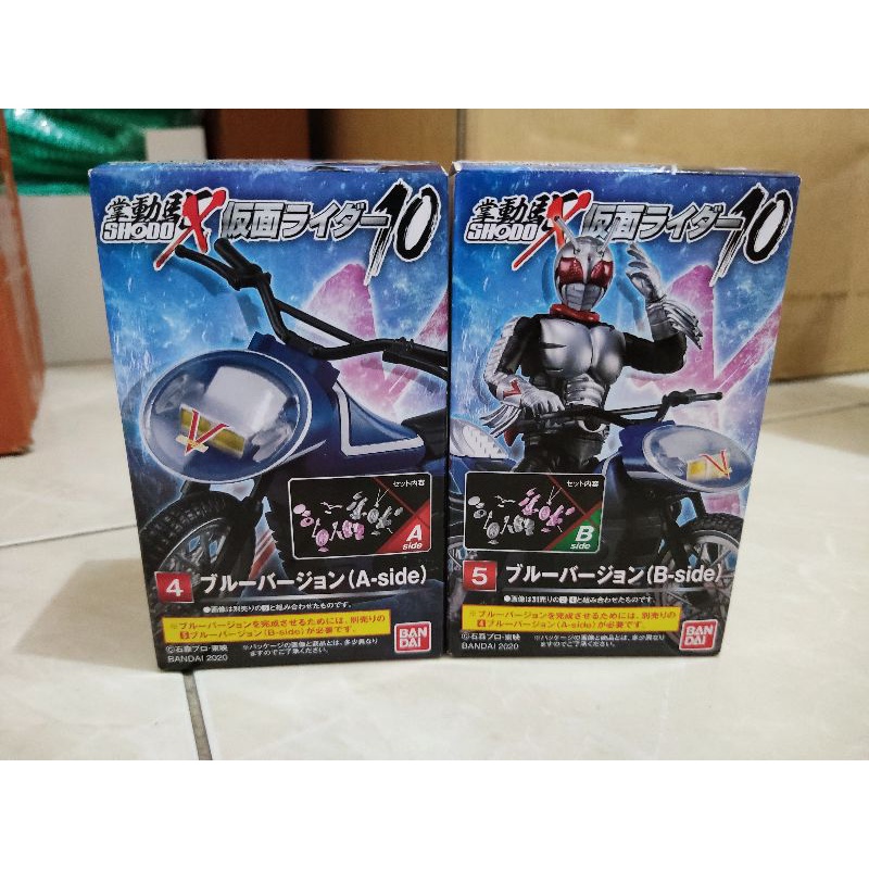 Bandai Shodo-O X Kamen Rider 10 - Blue Version Set of 2