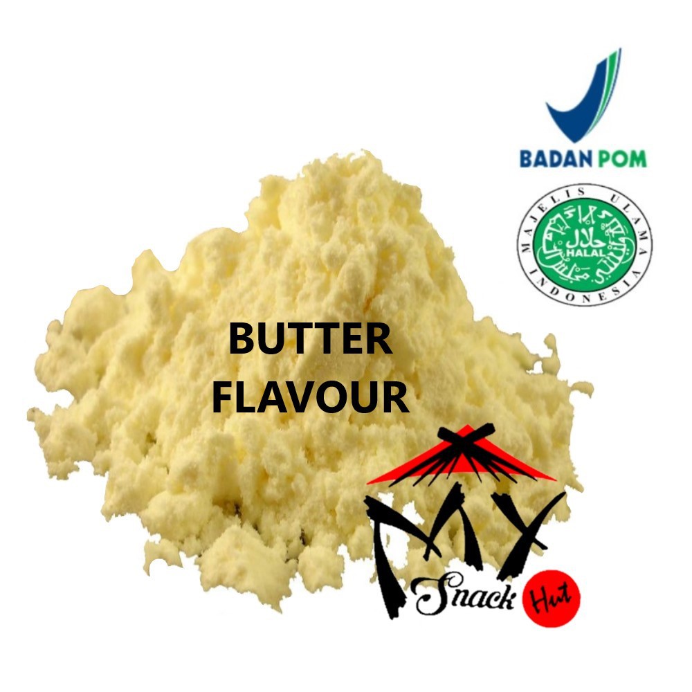 BUTTER FLAVOUR POWDER 50GR - BIANG ESEN ESSENCE PERISA MENTEGA MERTEGO BATER FLAVOR BUBUK HALAL MUI