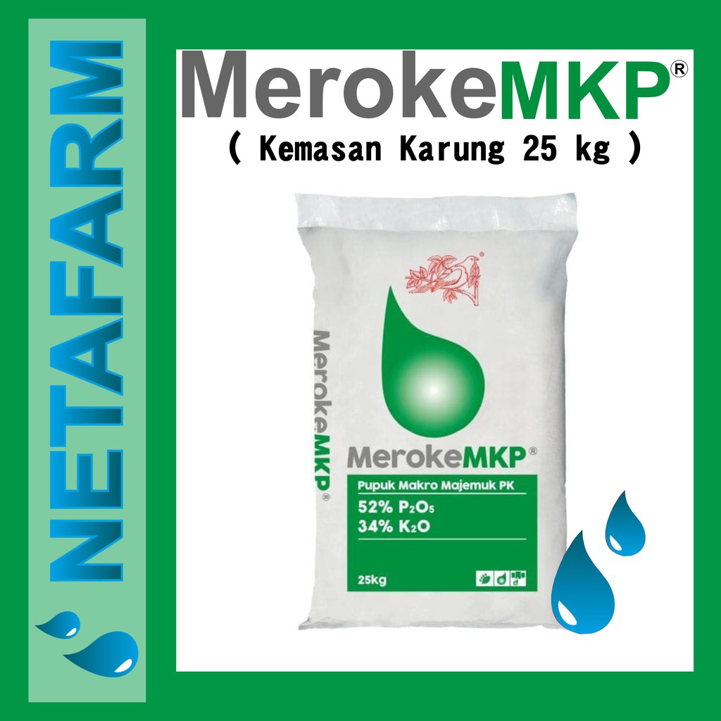 Pupuk Meroke MKP kemasan pabrik karung 25 kg