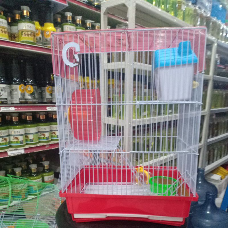KANDANG HAMSTER PH627-Red minus