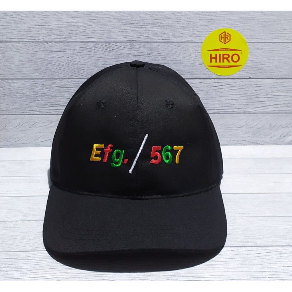 [COD]Topi Baseball Bordir efg New Model/Topi Keren/Topi Distro Pria