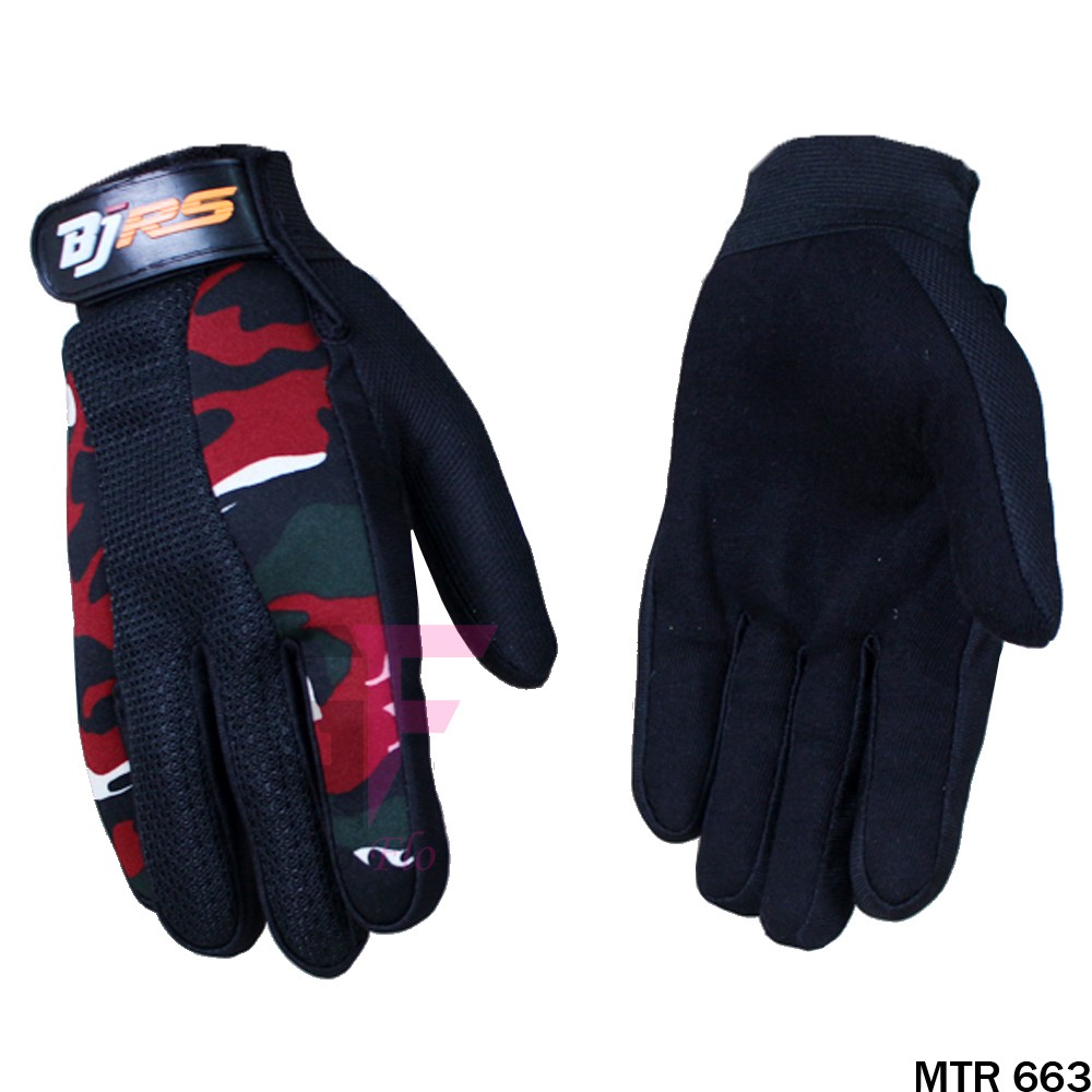 GIOFLO Sarung Tangan Motor Army Full Finger Motif Loreng Kamuflase (Banyak Pilihan Model)