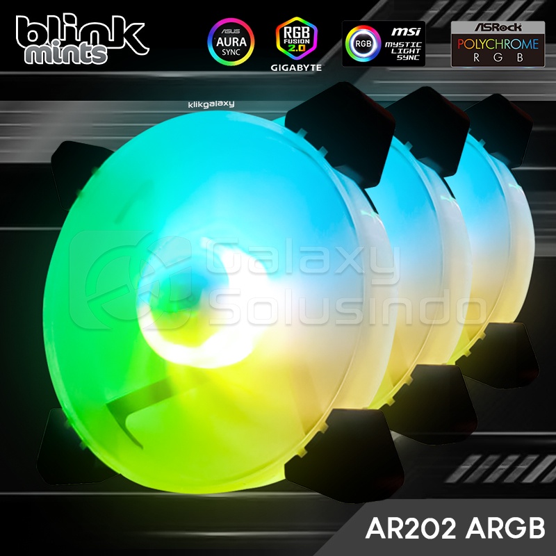 BLINKMINTS AR202 ARGB 3Pack Fan Case