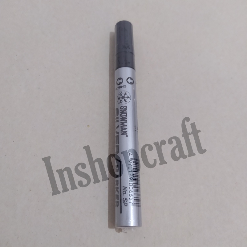 

Spidol Emas Perak Putih BESAR Snowman Murah [INSHOP]