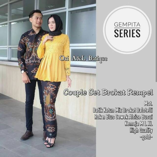 Sarimbit batik brokat