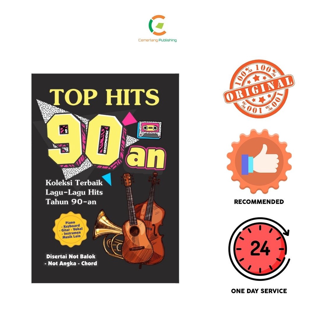 BUKU LAGU 90an - Top Hits 90an Koleksi Lagu-Lagu Terbaik Tahun 90an
