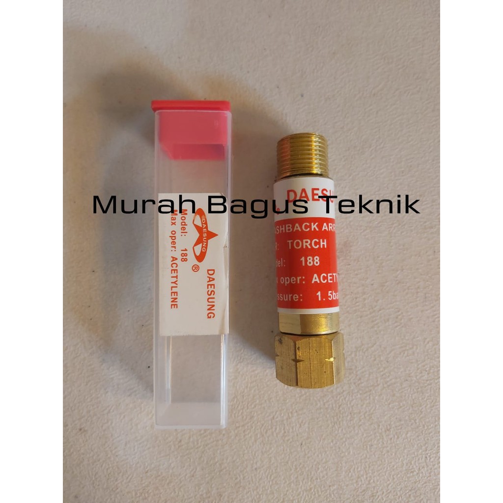 FLASHBACK ARRESTOR FOR TORCH LPG / ACETYLENE