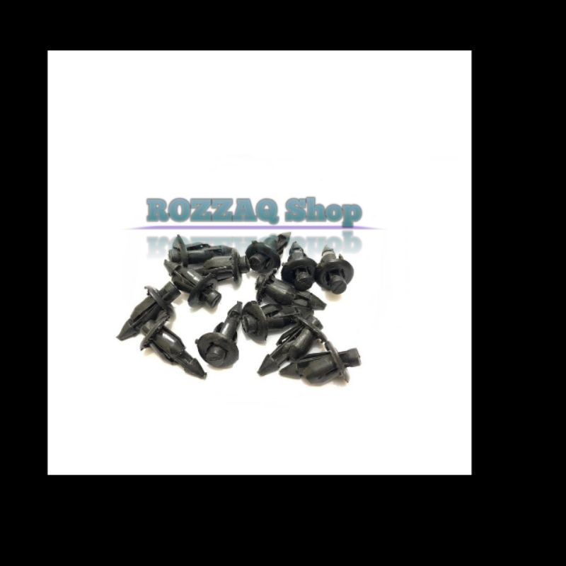 10 PCS KLIP RIVET NMAX OLD DAN NMAX NEW KLIP RIVET YAMAHA AEROX MIO EXRIDE KLIP RIVET HONDA VARIO BEAT NEW PCX UKURAN 6MM