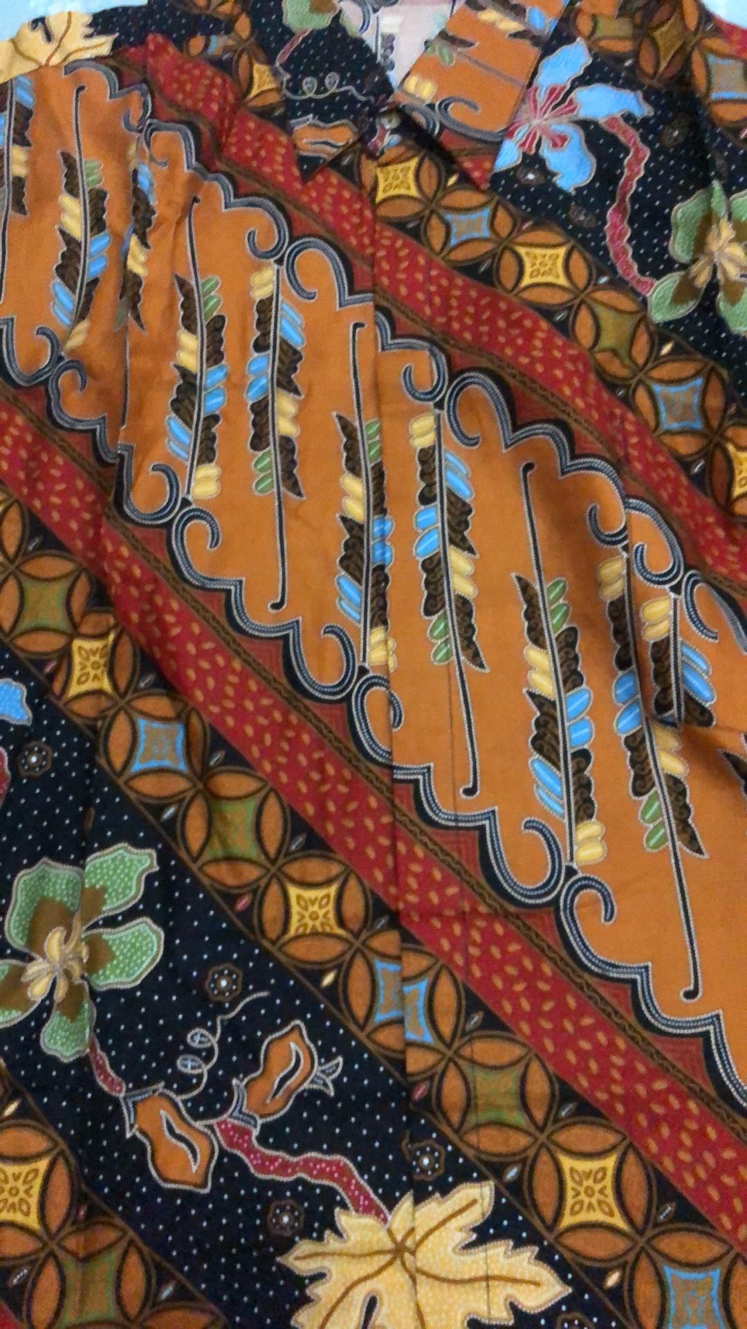 Kemeja Batik Pria Jumbo 4l-5l Lengan Pendek Baju Atasan Hem Batik Big Size Ukuran Besar Lrt-prg