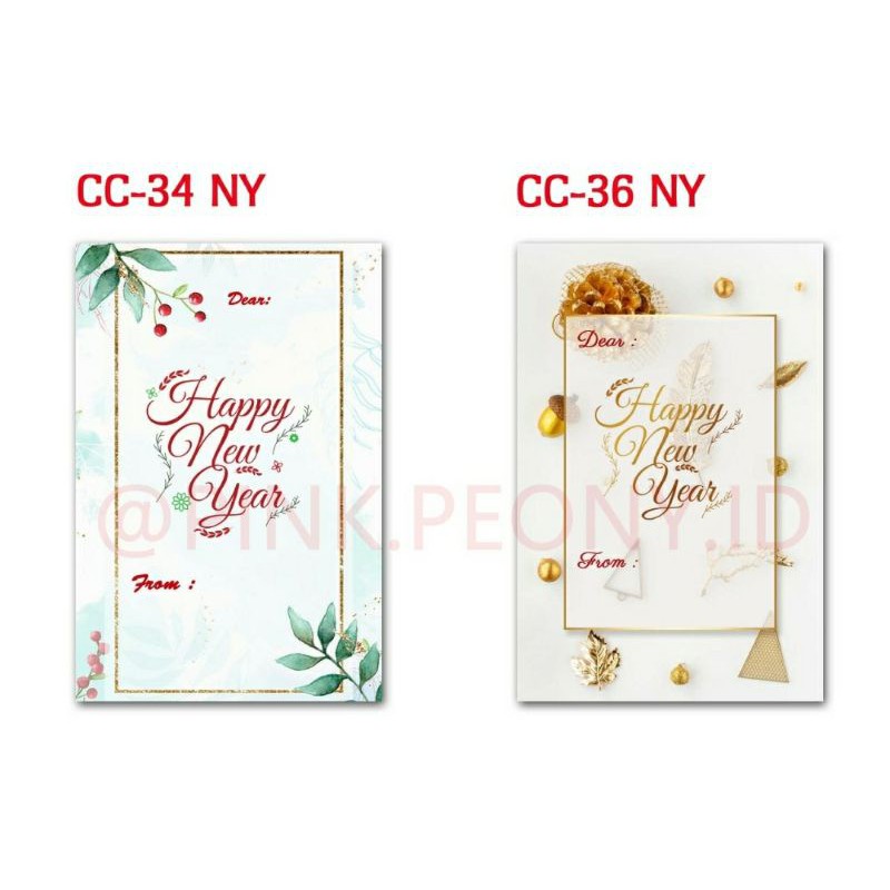 

KARTU TAHUN BARU / GREETING CARD / NEW YEAR CARD