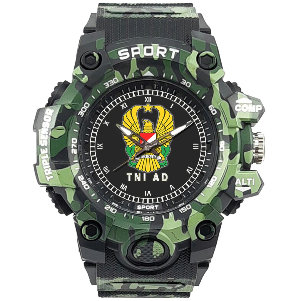 (SPECIAL EDITION) JAM TANGAN LOGO TNI-AD WATER RESISTANT NO.4