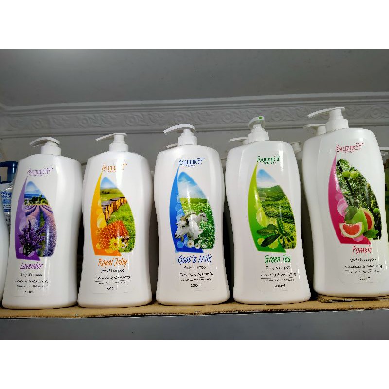 Summer Naturale Body Shampoo / Sabun Import / Sabun Wangi 2 Liter