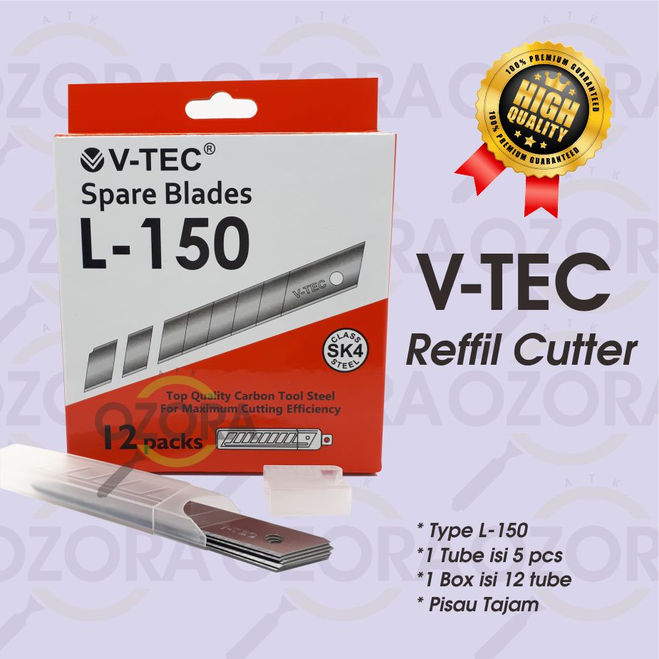 

Isi Cutter Besar Refill Kater V-Tec Spare Blades L-500