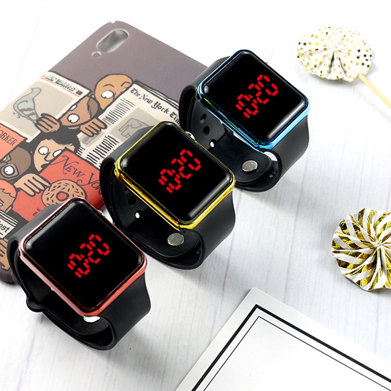 Jam Tangan Wanita A0023led Electronic Sports Watch