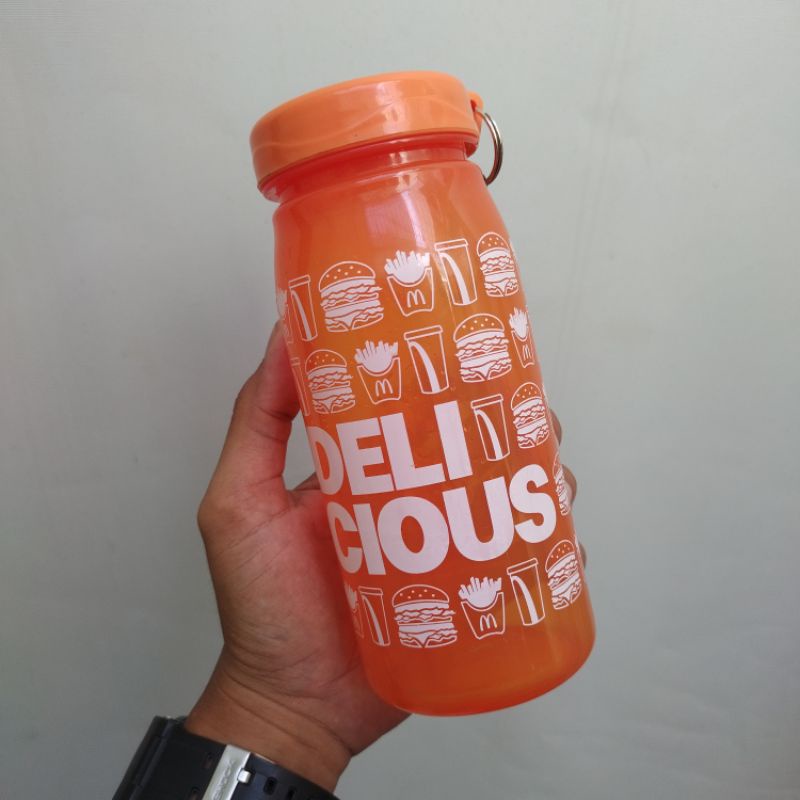 Colorfull bottle mcdonald botol minum mcd