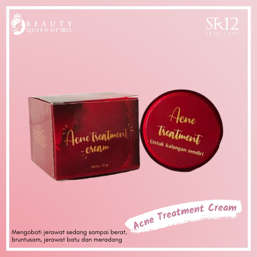 Acne Treatment Cream SR12 Penghilang Noda Bekas Jerawat Luka Stretch Mark