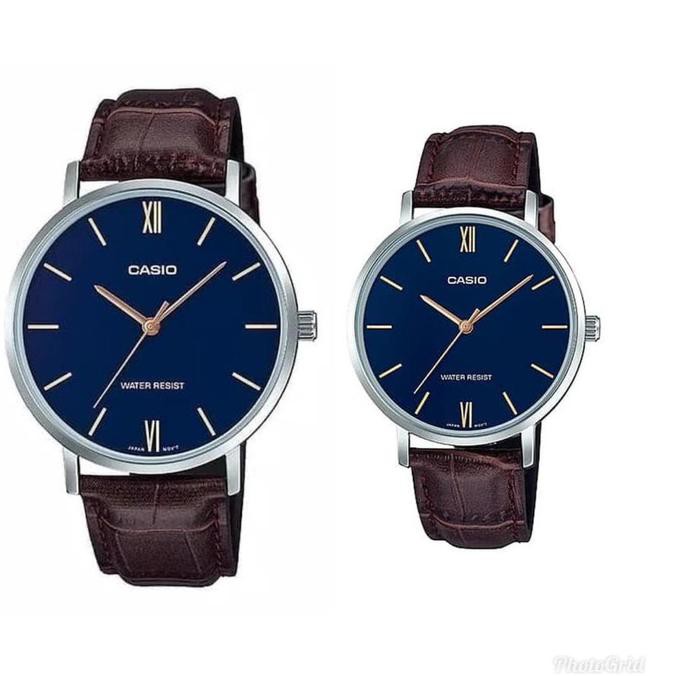 Jam Tangan Couple Casio Mtp-Vt01L & Ltp-Vt01L Original Avenue.Centre
