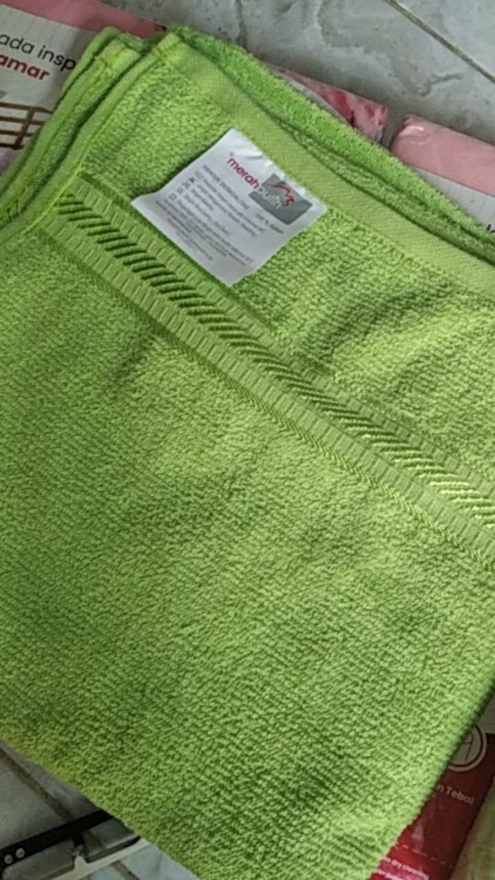 Rc Merah Putih Handuk Mandi 50x100cm/ Handuk Travel/ Handuk Polos By Terry Palmer