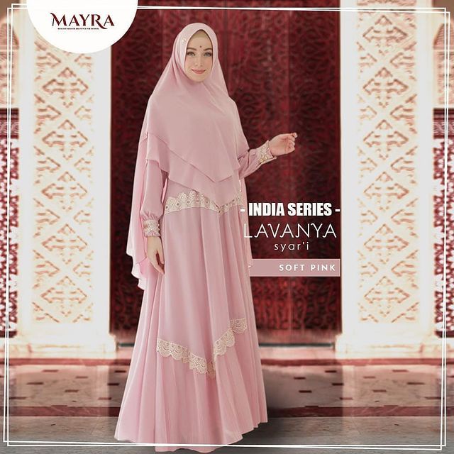 QN      LAVANYA SYARI CERUTY BABYDOLL / GAMIS SYARI SET KHIMAR / GAMIS SYARI SET KHIMAR TERBARU 2020