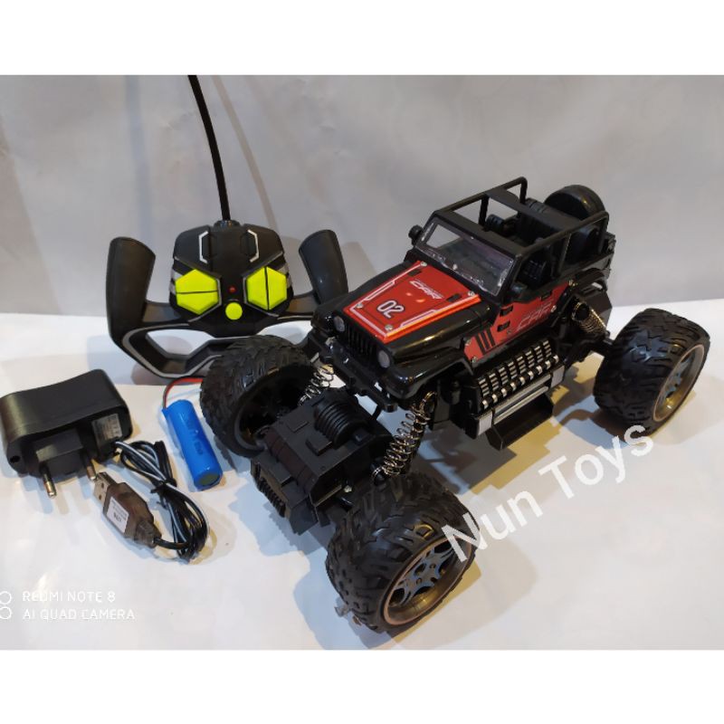 Mainan Remote Control Mobil Jeep Wrangler Raptor Crawler