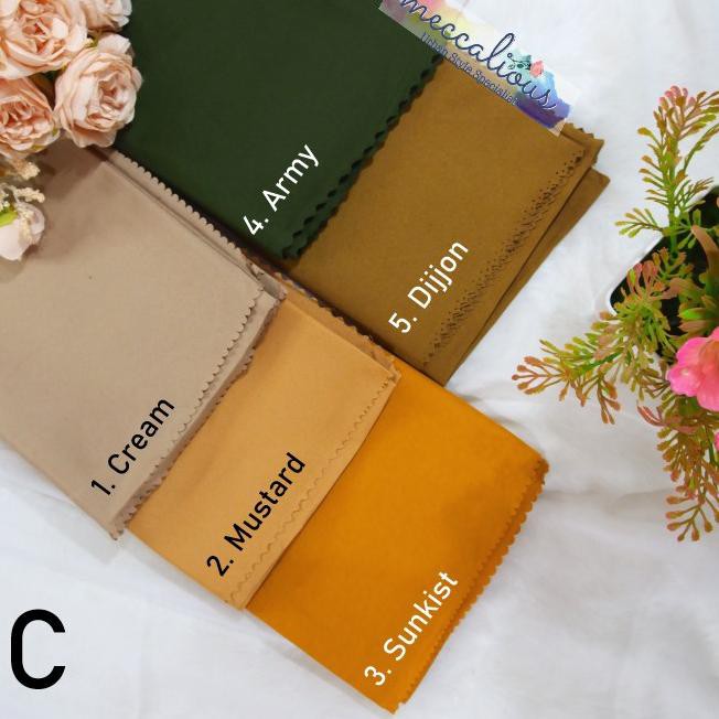 [986) Hijab Voal 130 x 130 Miracle Waterproof Masahi Syari Azara Laser Cut. Hijab Kerudung Syar'i An