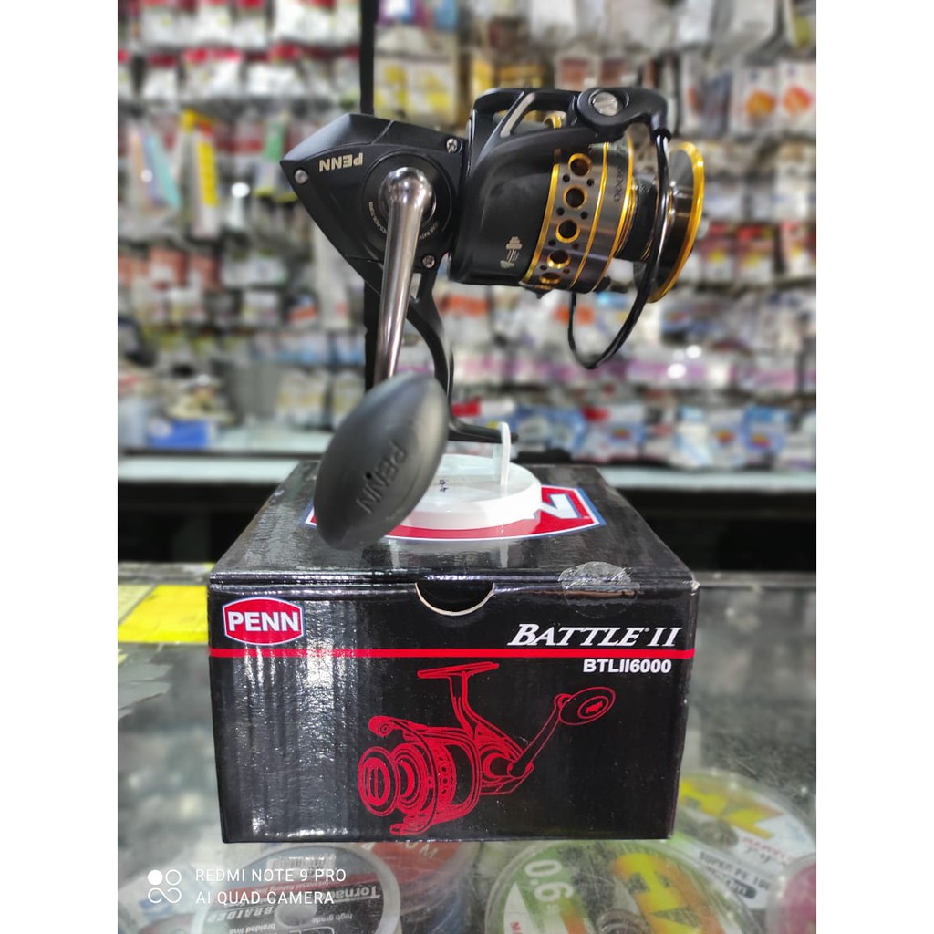 REEL PENN BATTLE II 6000 POWER HADNLE - Reel Penn Battle II 6000