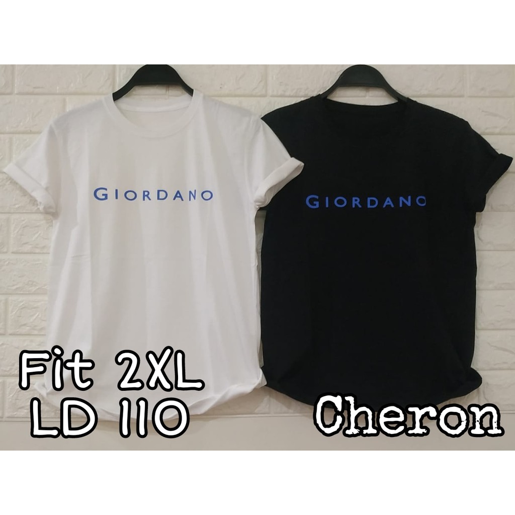 CHERON 19719 - Kaos Distro Wanita Fit XXL LD 110 Baju Atasan Oblong Cewek Jumbo 2XL Big Size Bigsize