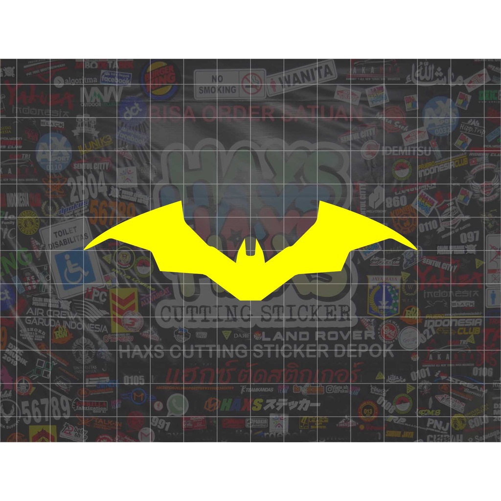 Cutting Sticker The Batman Ukuran 10 Cm x 3 Cm Untuk Motor Mobil