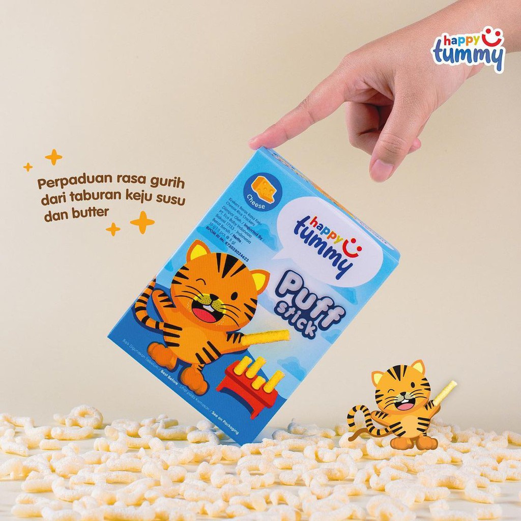 Castle - Happy Tummy Puff - Cemilan Bayi - Rice Crackers