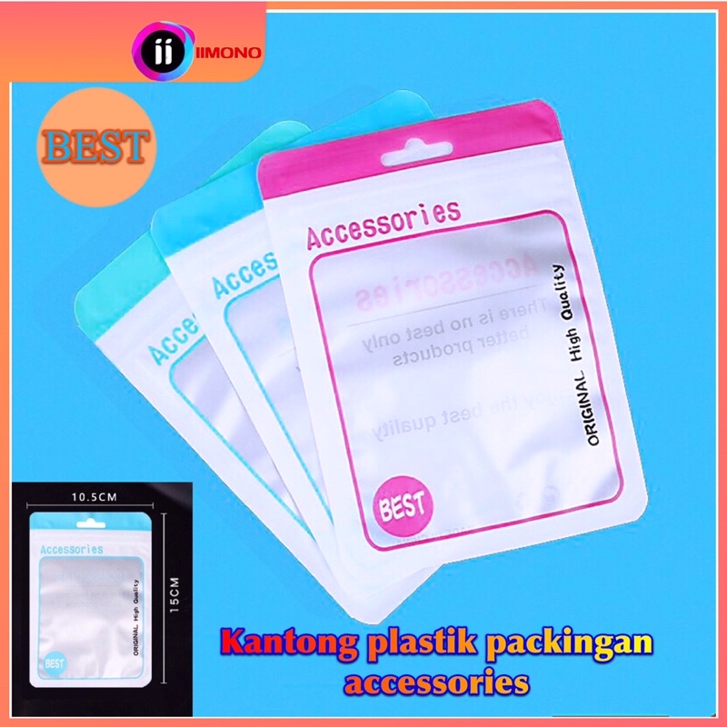 Kantong Plastik Packingan Kabel Data Charger HP / HF Handset