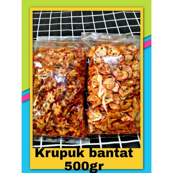 

(MURAH) KRUPUK BANTAT PEDAS DAUN JERUK 500GRAM