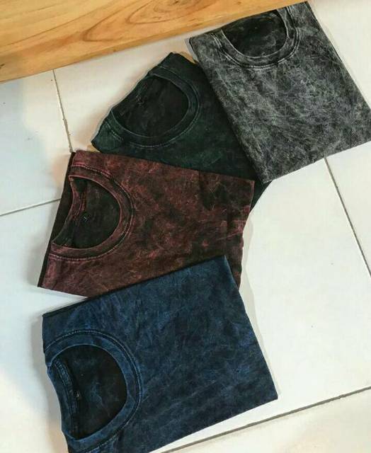 KAOS POLOS WASHED - WASHED T-SHIRT - KAOS KEKINIAN