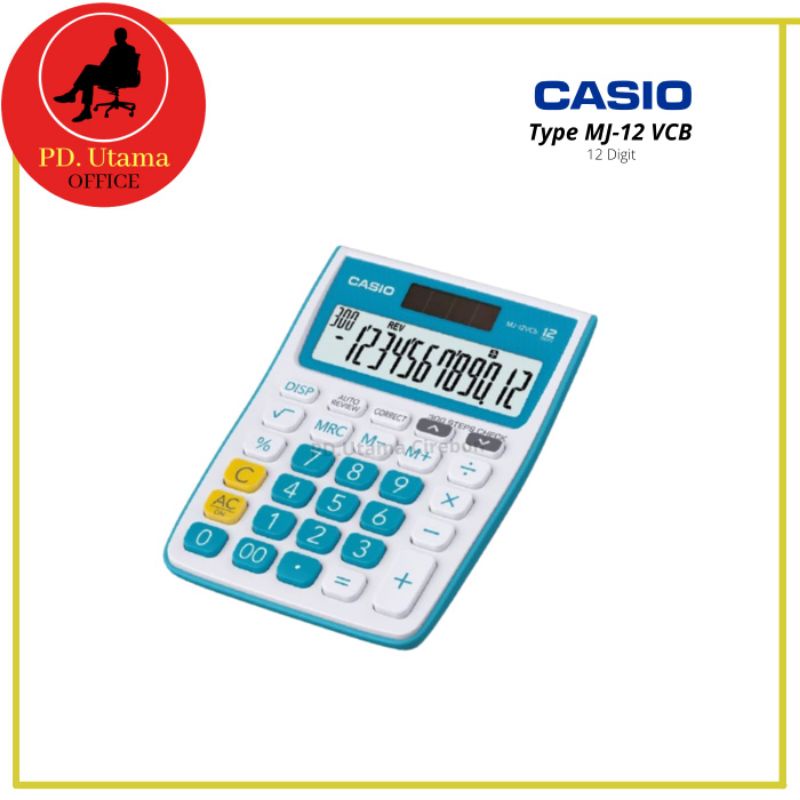 

Kalkulator Casio MJ-12 VCB Calculator Casio Original Kantor