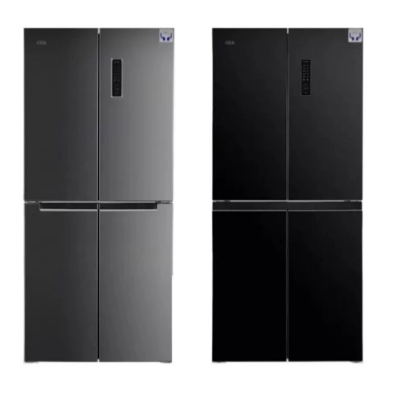 Kulkas GEA G4D-404 | 4 pintu G4D404 404L besar multi door inox black