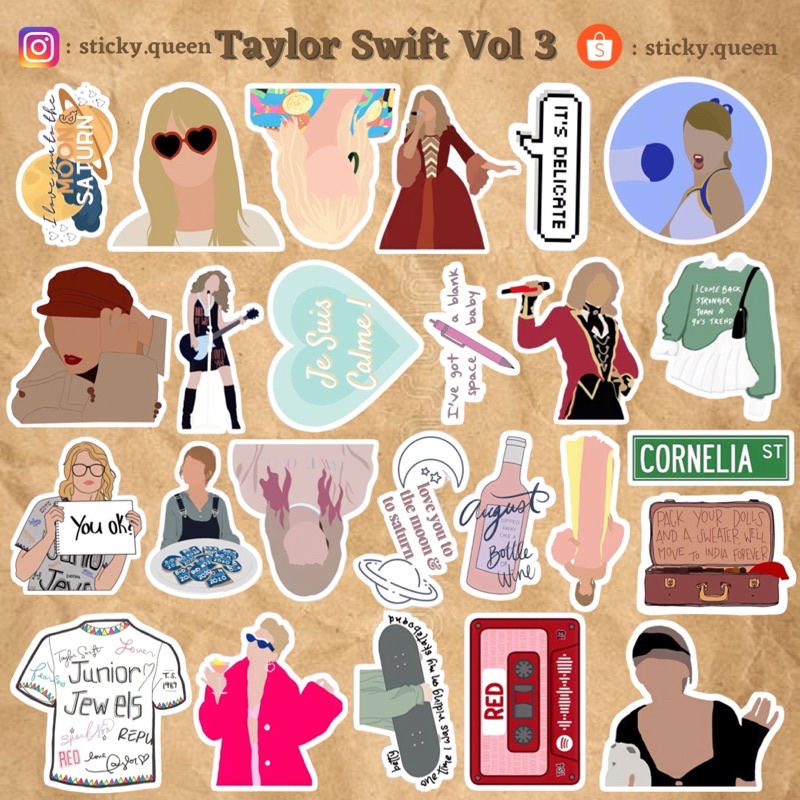 

STICKER TUMBLR TAYLOR SWIFT VOL 3