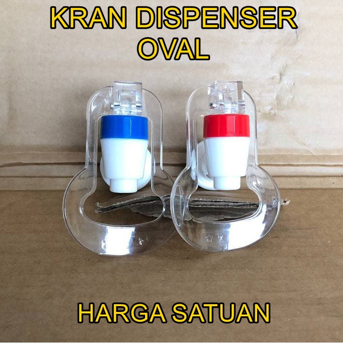 [BAYAR DITEMPAT] KRAN DISPENSER DORONG OVAL