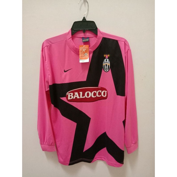 jersey retro juventus away pink LS