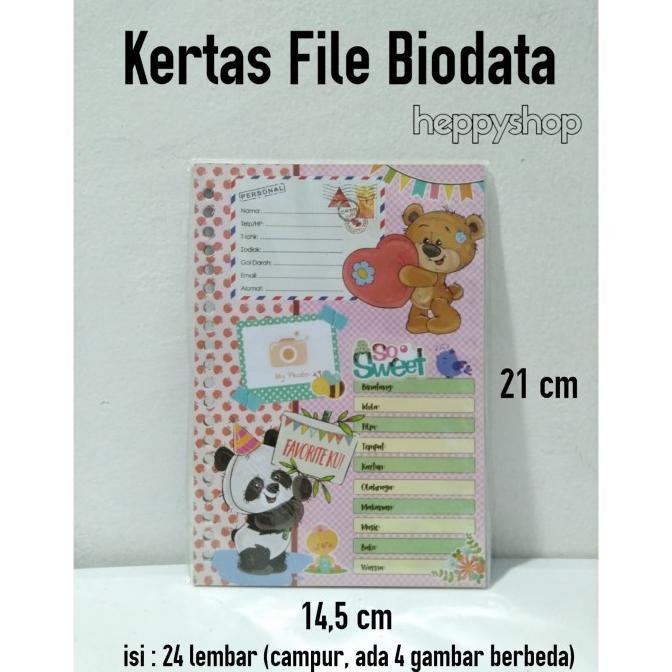 

Isi File Biodata, Kertas File Biodata, Kertas File Fancy, Isi Binder heppys44 Ayo Order