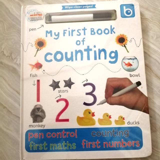 Wipe & Clean BBW // MY FIRST BOOK OF COUNTING