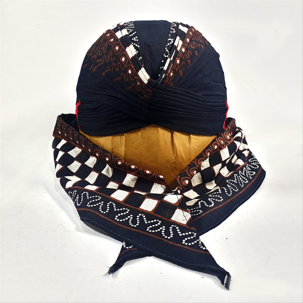 COD...!!! Blangkon Jogja Lipat Motif Kotak Coklat Sliwir - Ukuran Dewasa #Adat #Jawa #Tradisional